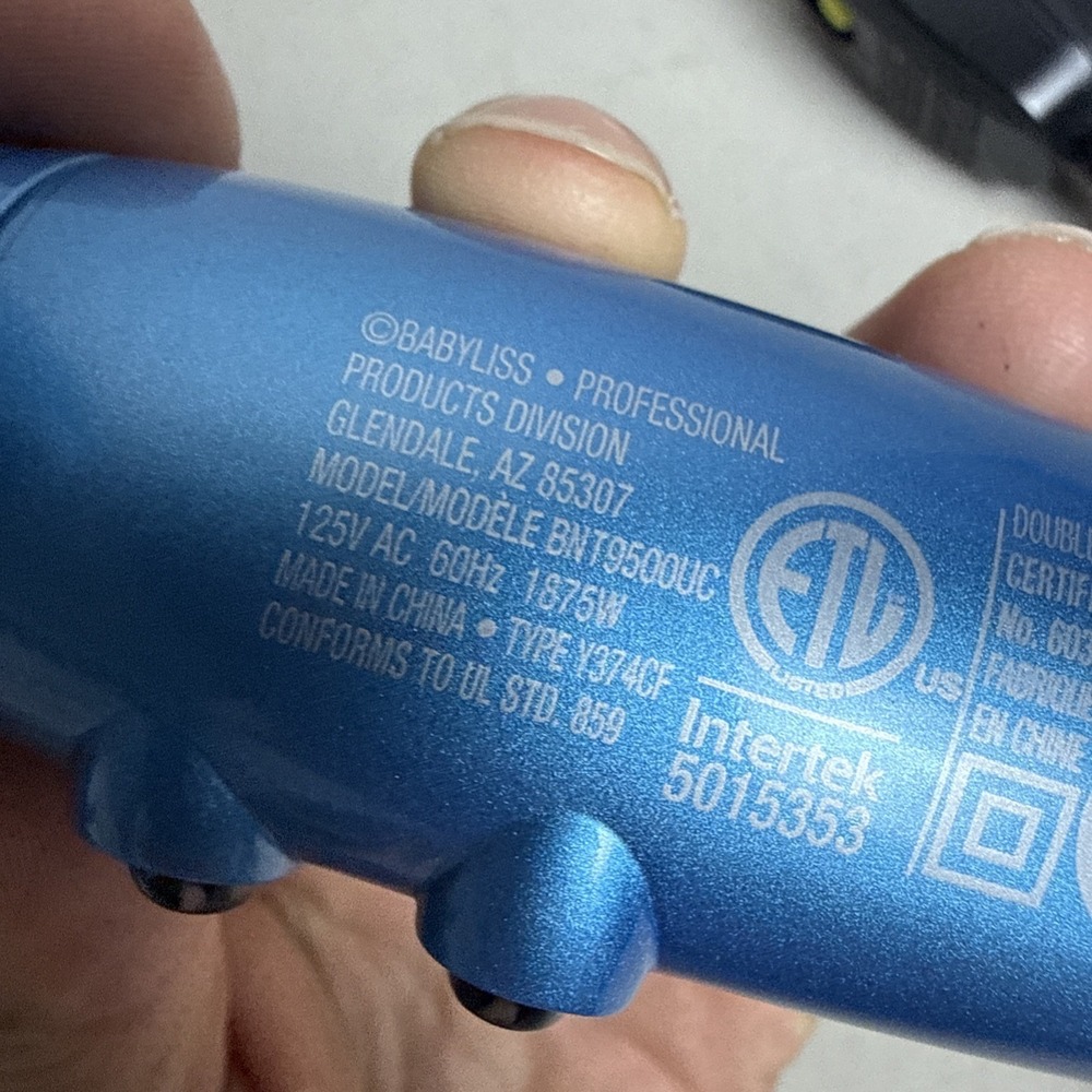BaBylissPRO Nano Titanium Turbo Xtreme Professional Dryer - Blue - Picture 6 of 9